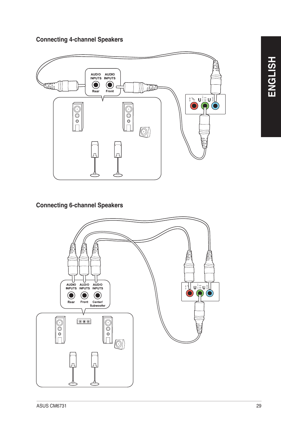 En gl is h en gl is h | Asus CM6731 User Manual | Page 29 / 66