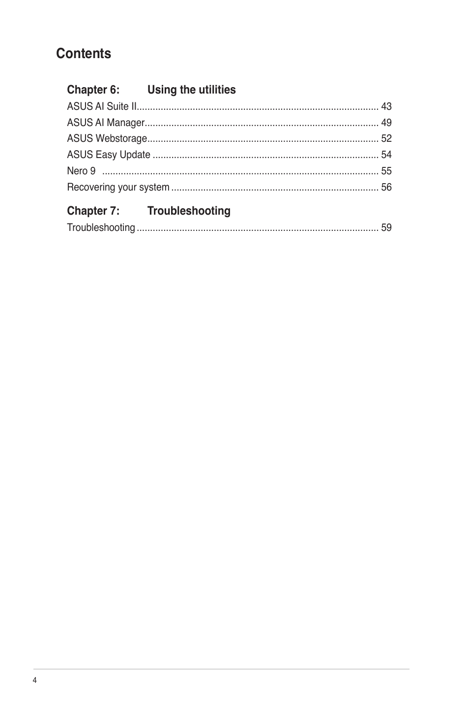 Asus CM6731 User Manual | Page 4 / 66