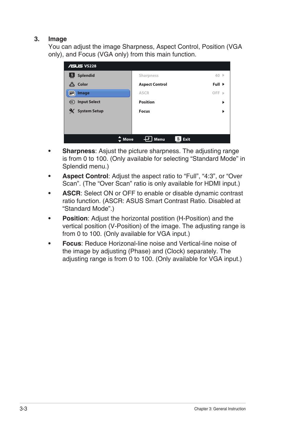 Asus VS228NL-P User Manual | Page 16 / 21