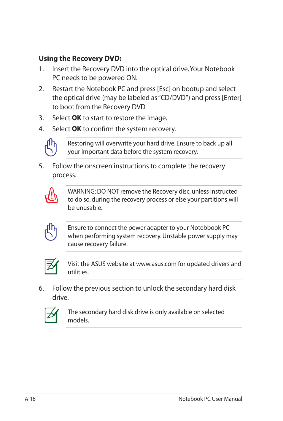 Asus K72JU User Manual | Page 82 / 106