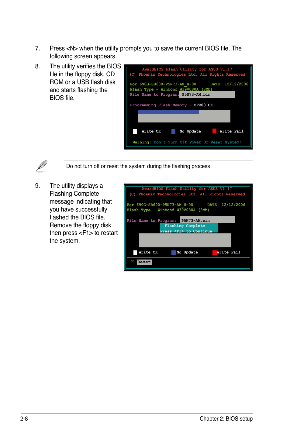 Asus P5N73-AM User Manual | Page 54 / 98