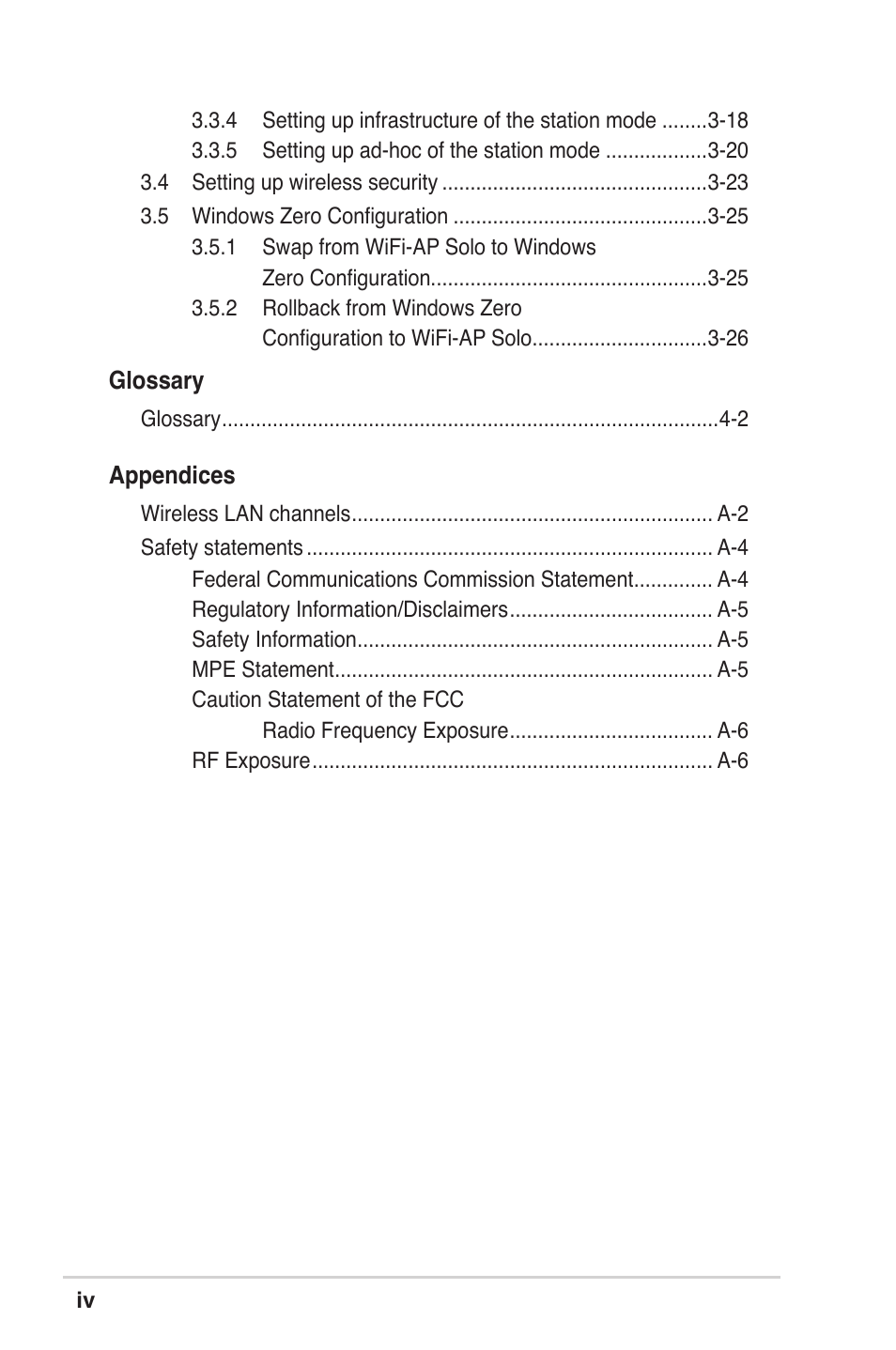 Asus P5K Deluxe/WiFi-AP User Manual | Page 4 / 59