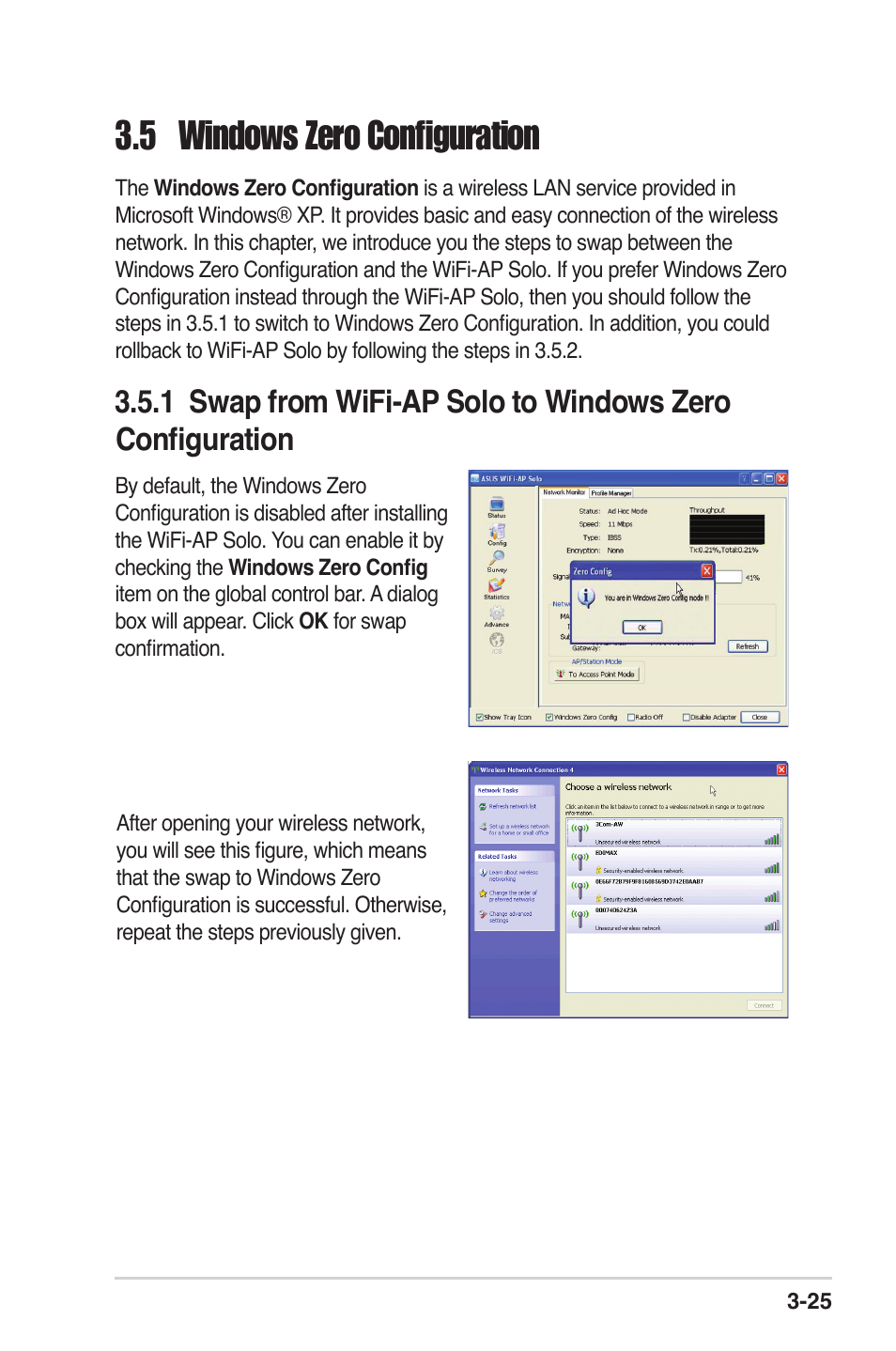 5 windows zero configuration | Asus P5K Deluxe/WiFi-AP User Manual | Page 42 / 59
