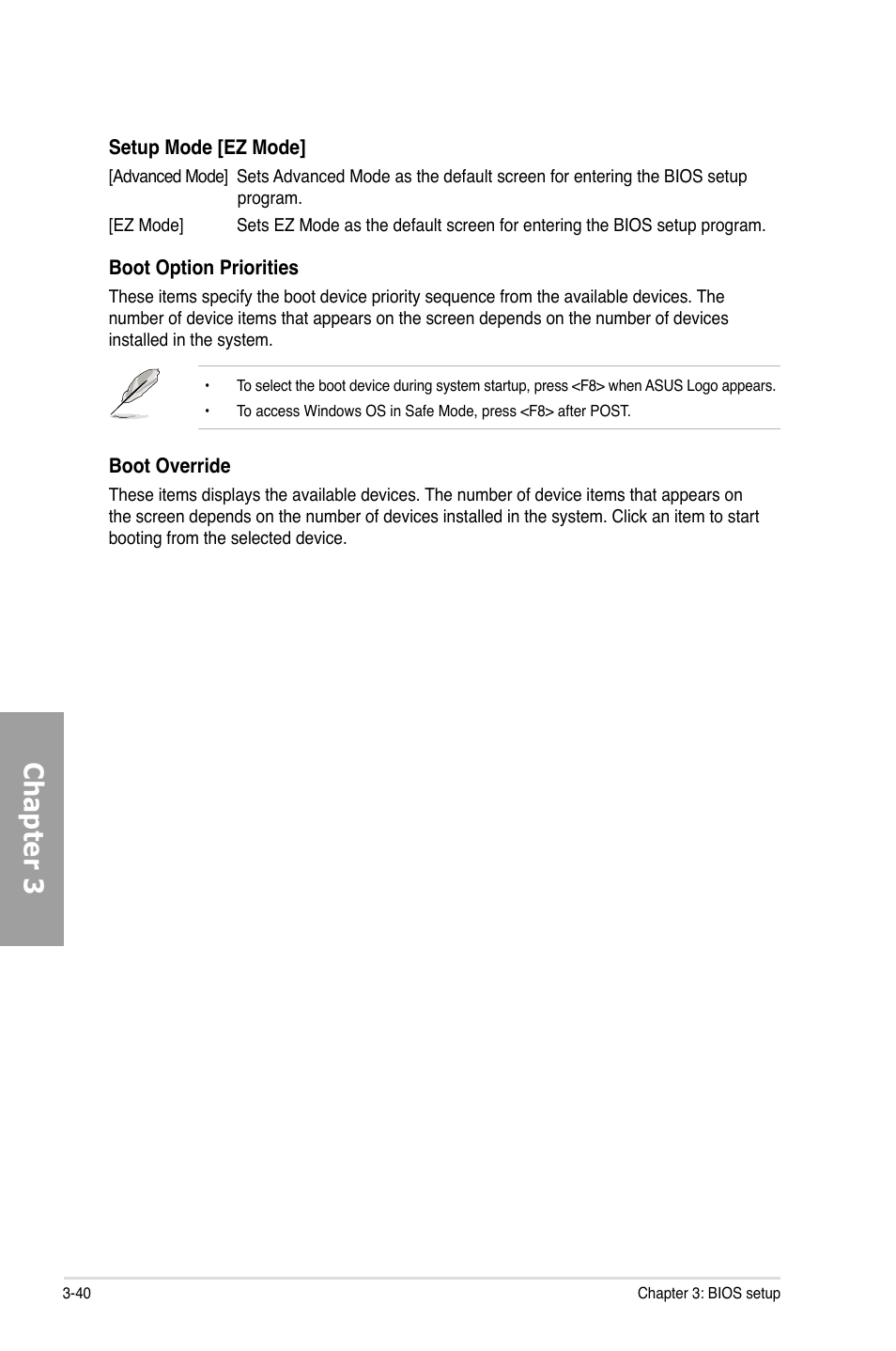 Chapter 3 | Asus P9X79 User Manual | Page 106 / 156