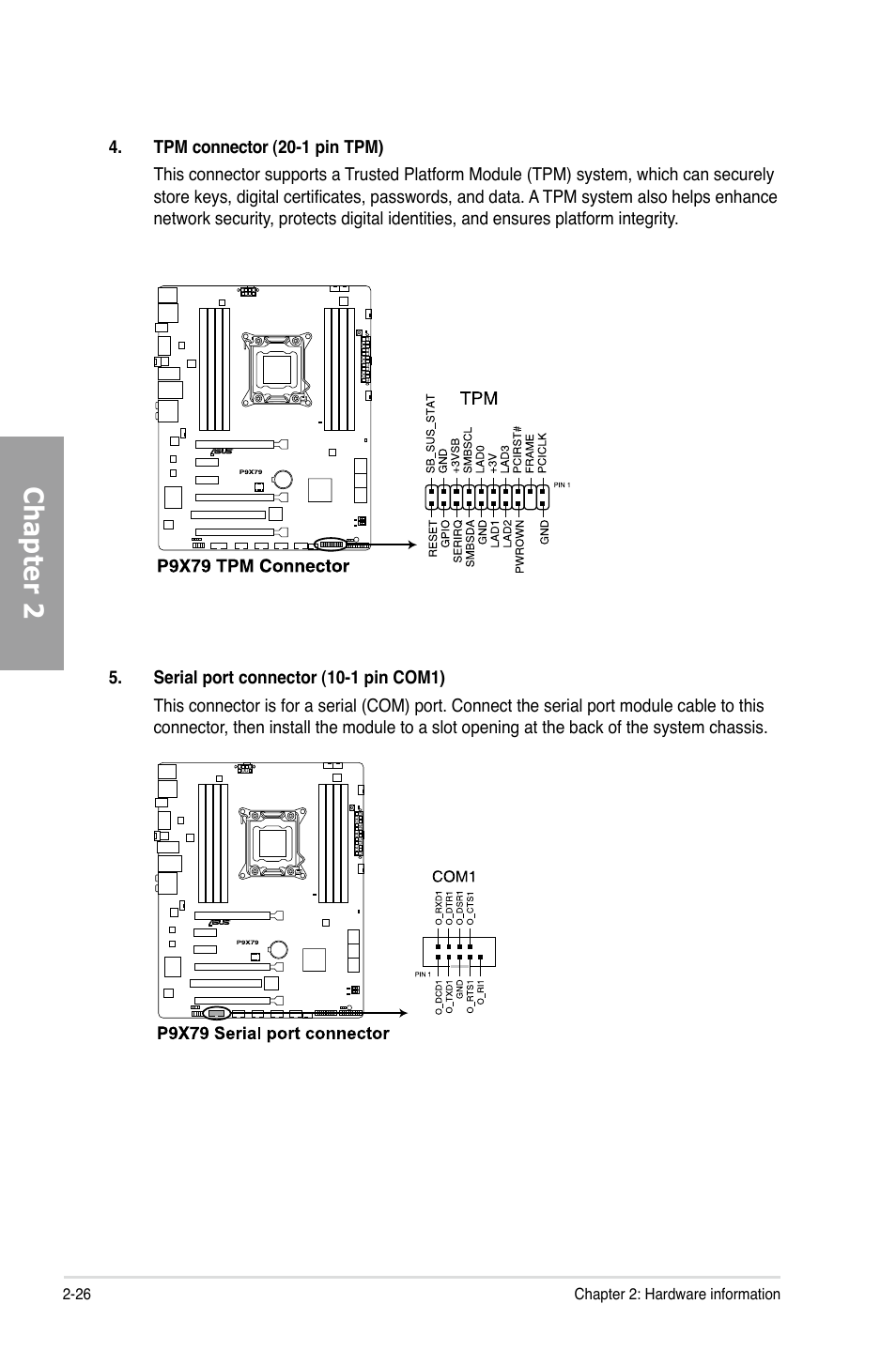 Chapter 2 | Asus P9X79 User Manual | Page 44 / 156