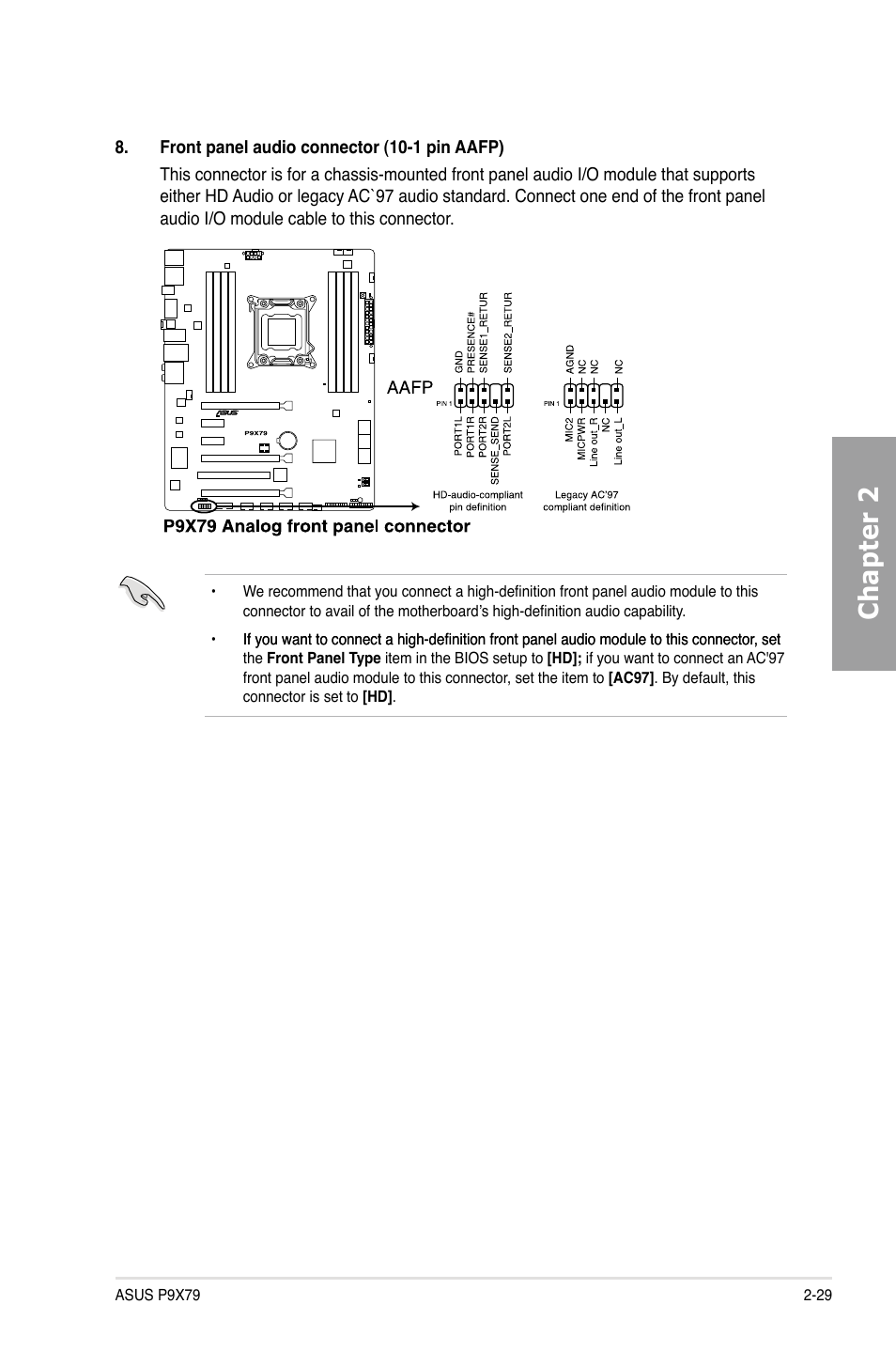 Chapter 2 | Asus P9X79 User Manual | Page 47 / 156