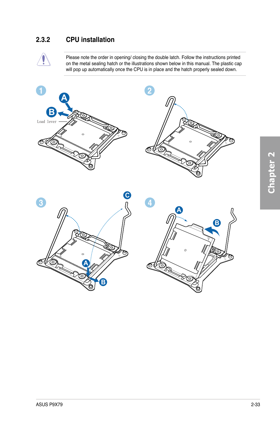 Chapter 2 | Asus P9X79 User Manual | Page 51 / 156