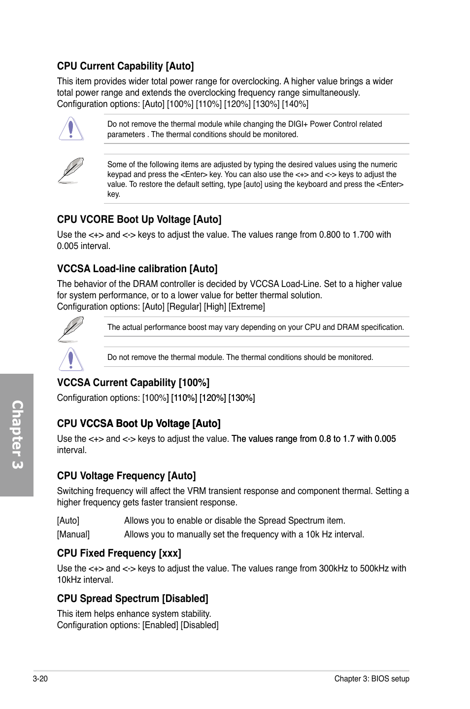 Chapter 3 | Asus P9X79 User Manual | Page 86 / 156