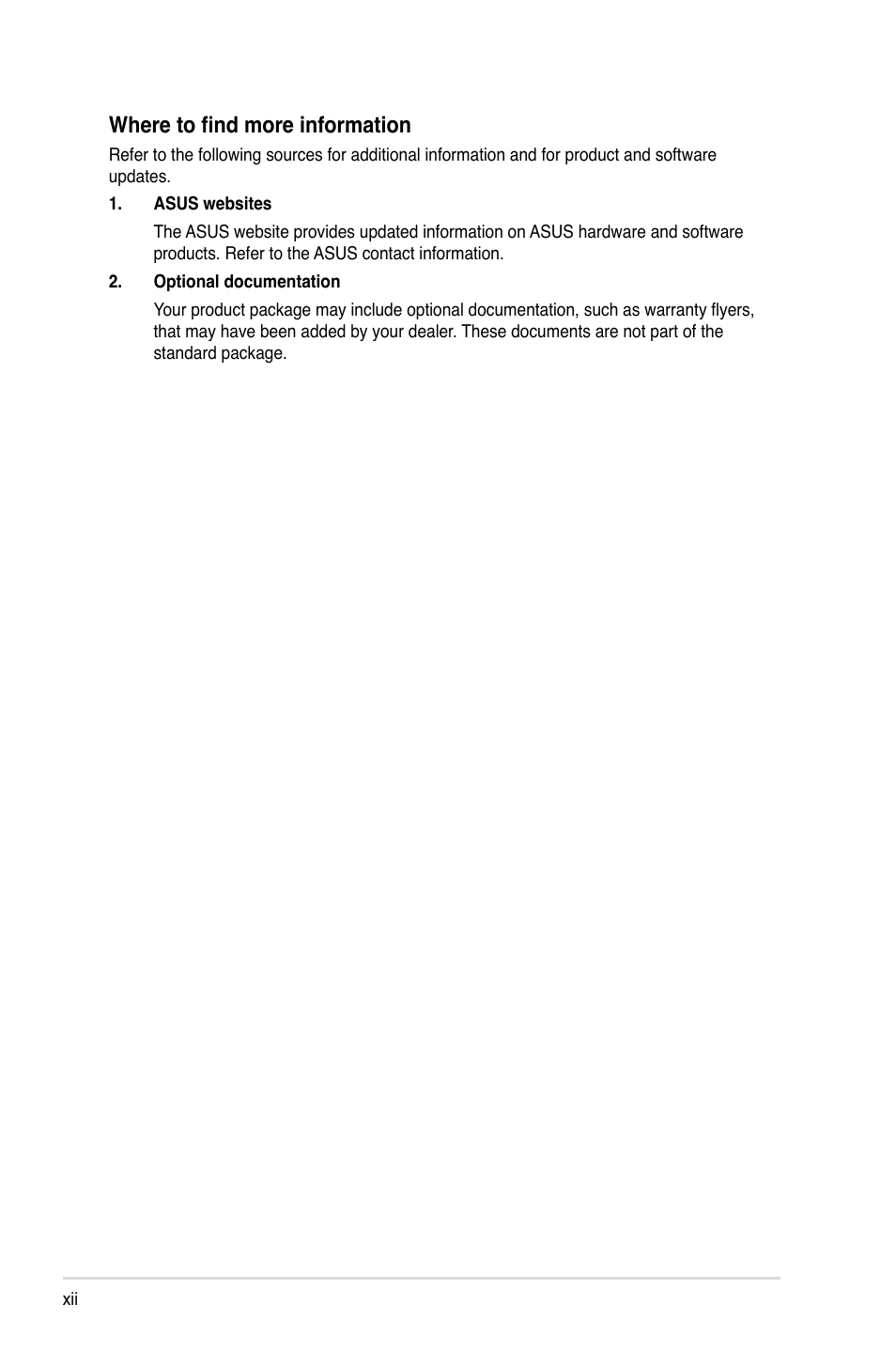 Where to find more information | Asus ESC1000 G2 User Manual | Page 12 / 194