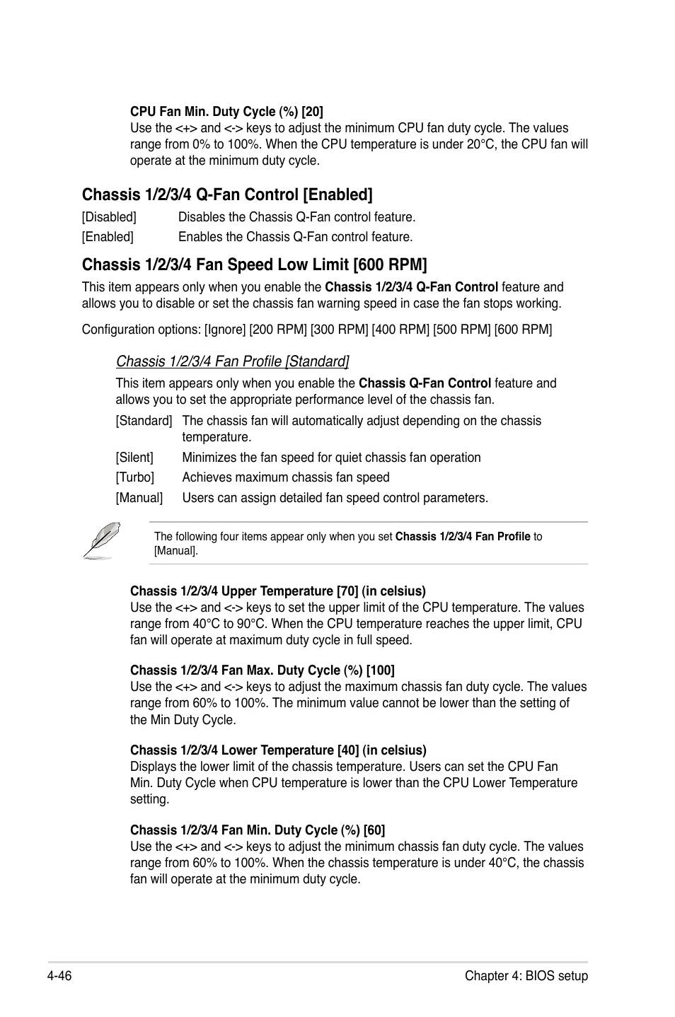 Chassis 1/2/3/4 q-fan control [enabled | Asus ESC1000 G2 User Manual | Page 128 / 194