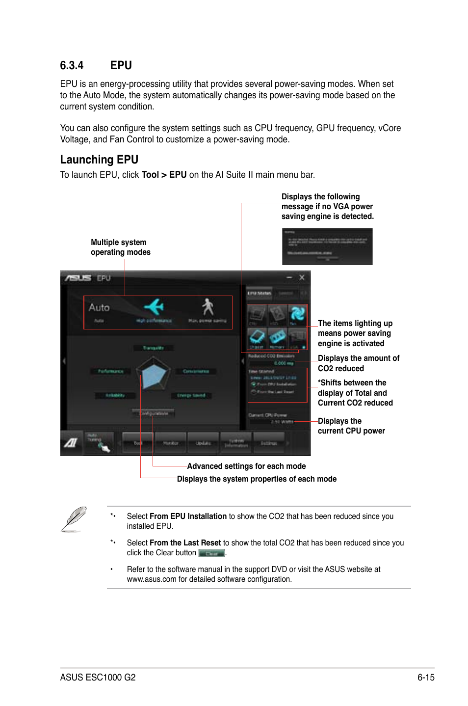 4 epu, Epu -15, Launching epu | Asus ESC1000 G2 User Manual | Page 169 / 194