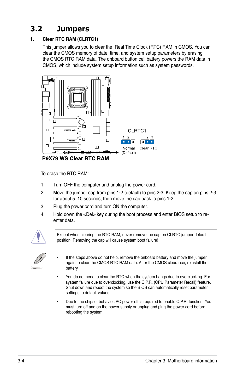 2 jumpers, Jumpers -4 | Asus ESC1000 G2 User Manual | Page 52 / 194
