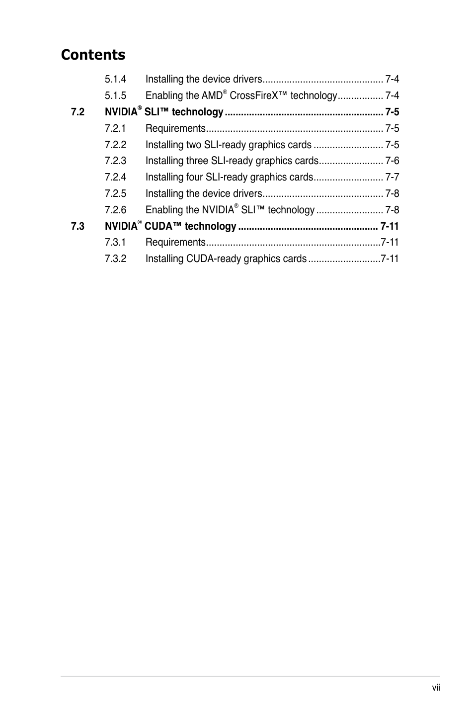 Asus ESC1000 G2 User Manual | Page 7 / 194