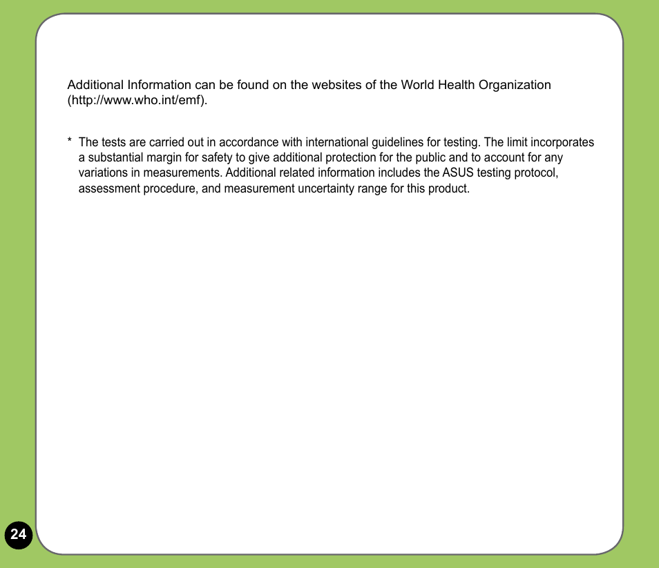Asus P735 User Manual | Page 24 / 28