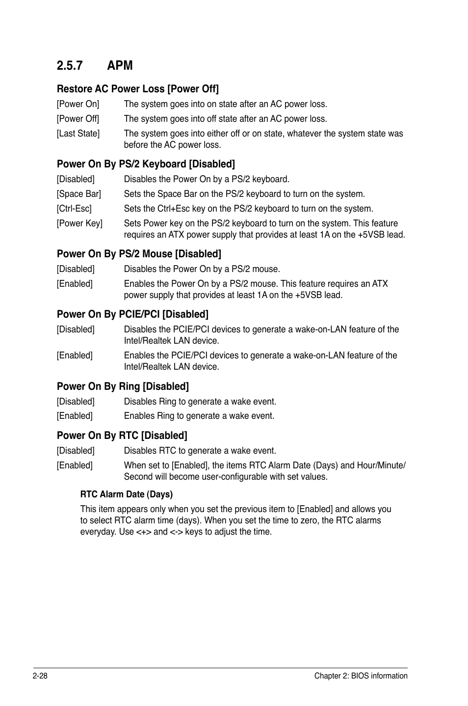 7 apm, Apm -28 | Asus Z77-A User Manual | Page 74 / 92