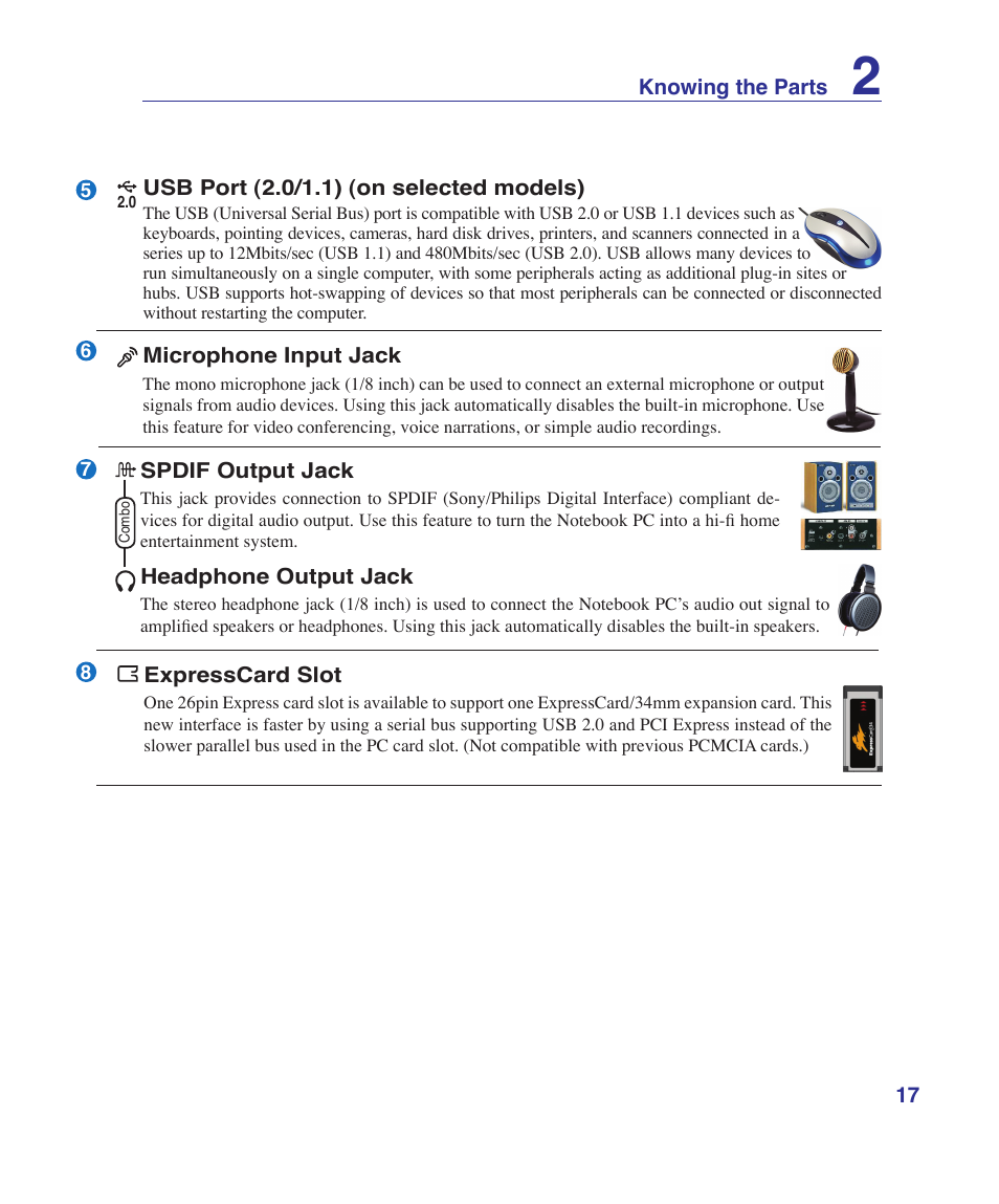 Asus K41VF User Manual | Page 17 / 85