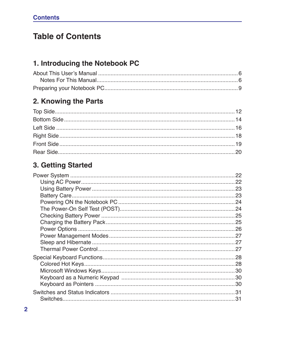 Asus K41VF User Manual | Page 2 / 85