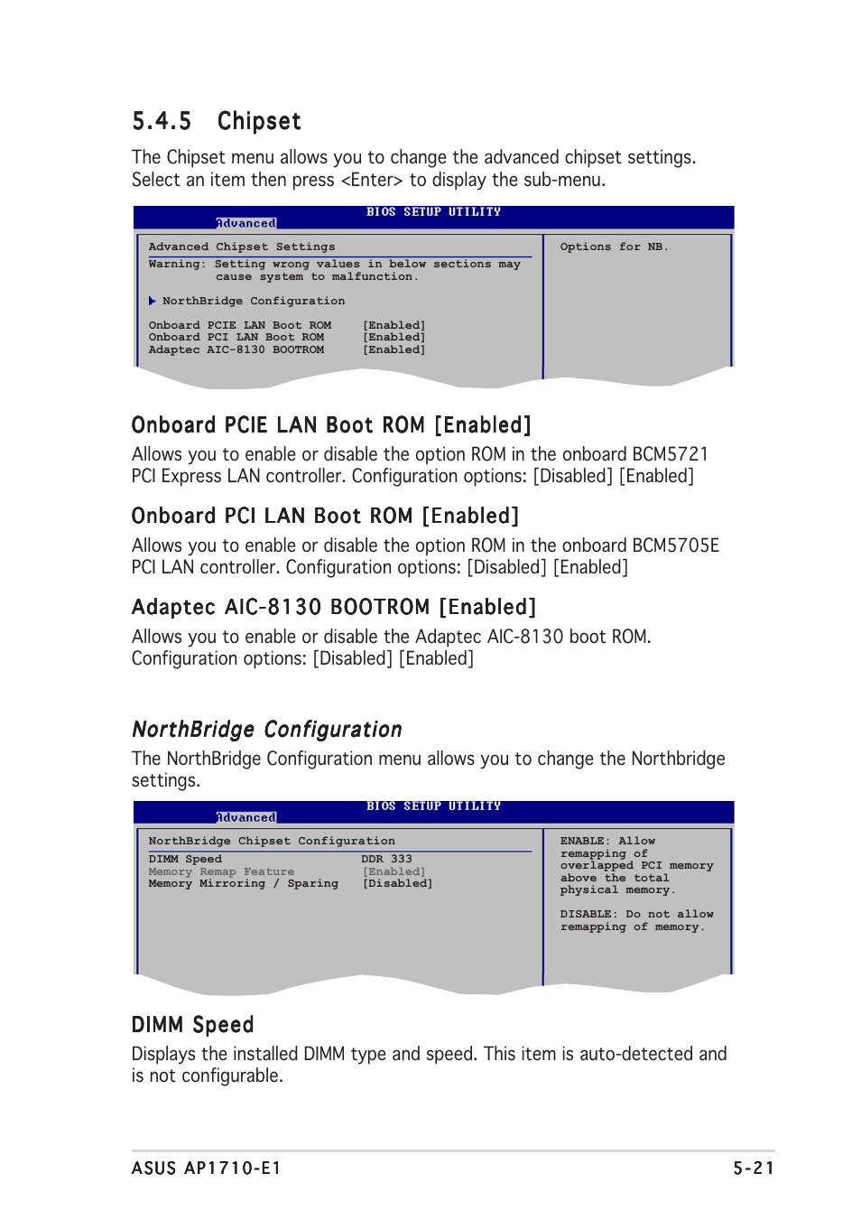 5 chipset chipset chipset chipset chipset | Asus AP1710-E1 User Manual | Page 135 / 158