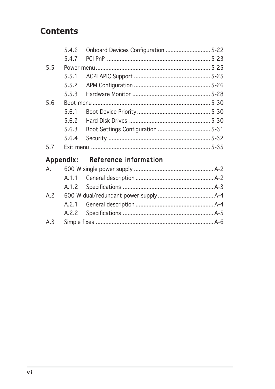 Asus AP1710-E1 User Manual | Page 6 / 158