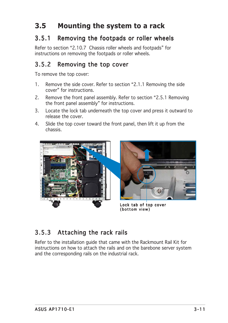 5 mounting the system to a rack | Asus AP1710-E1 User Manual | Page 93 / 158