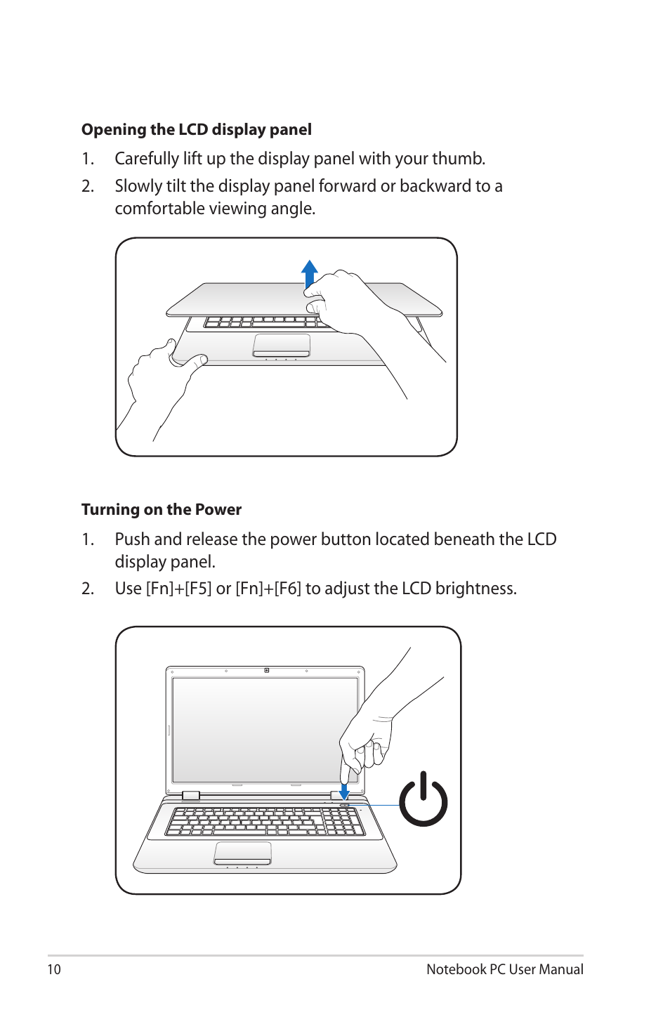 Asus X42DQ User Manual | Page 10 / 108