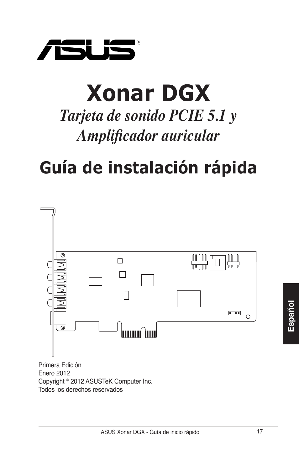 Xonar dgx | Asus Xonar DGX User Manual | Page 19 / 38