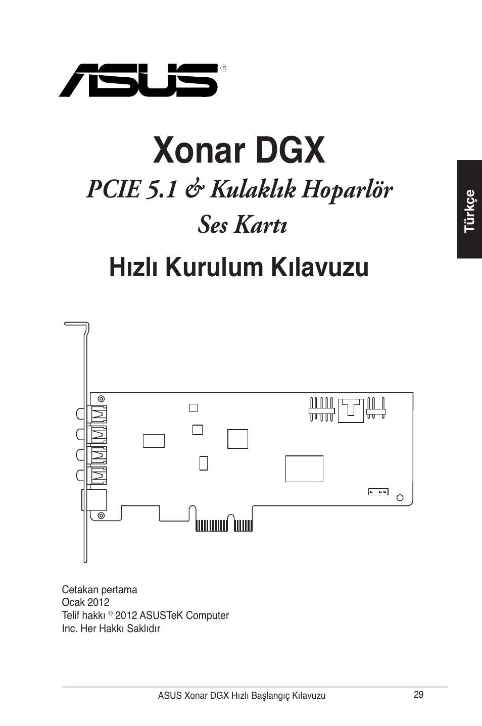 Xonar dgx | Asus Xonar DGX User Manual | Page 31 / 38