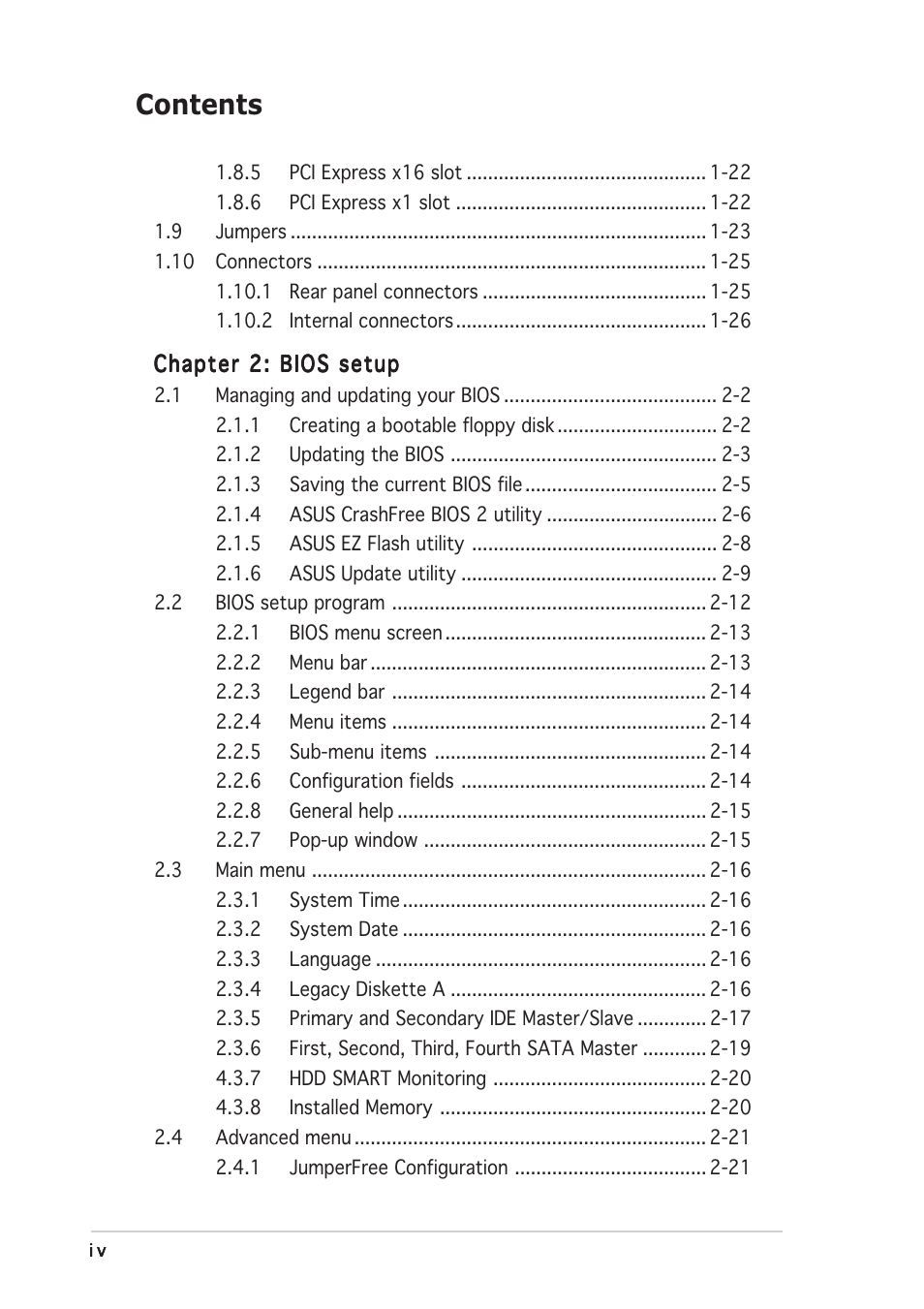 Asus K8N4-E User Manual | Page 4 / 92
