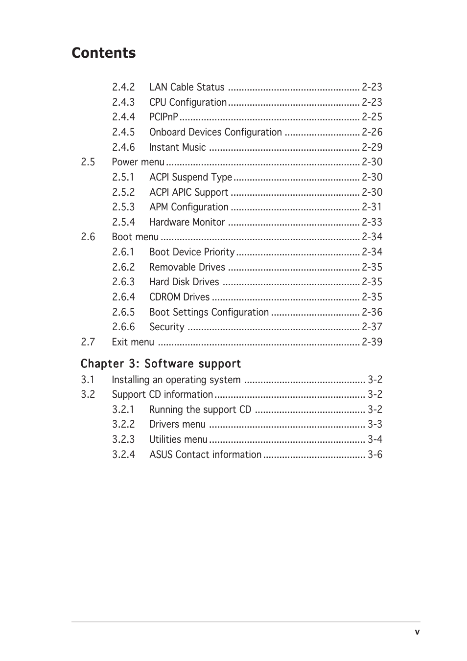 Asus K8N4-E User Manual | Page 5 / 92