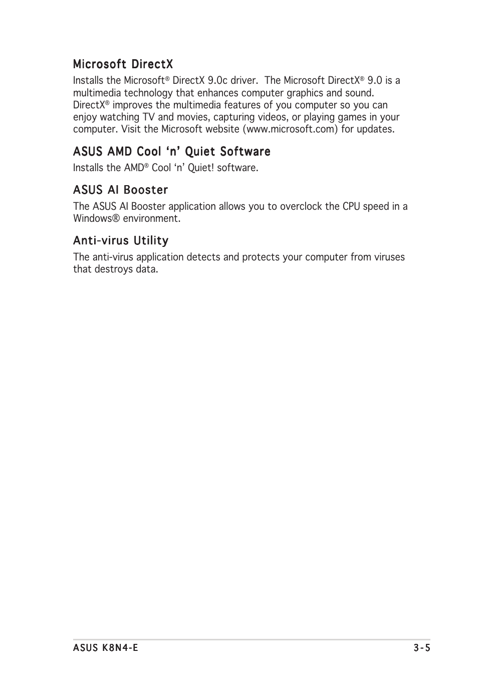 Asus K8N4-E User Manual | Page 91 / 92