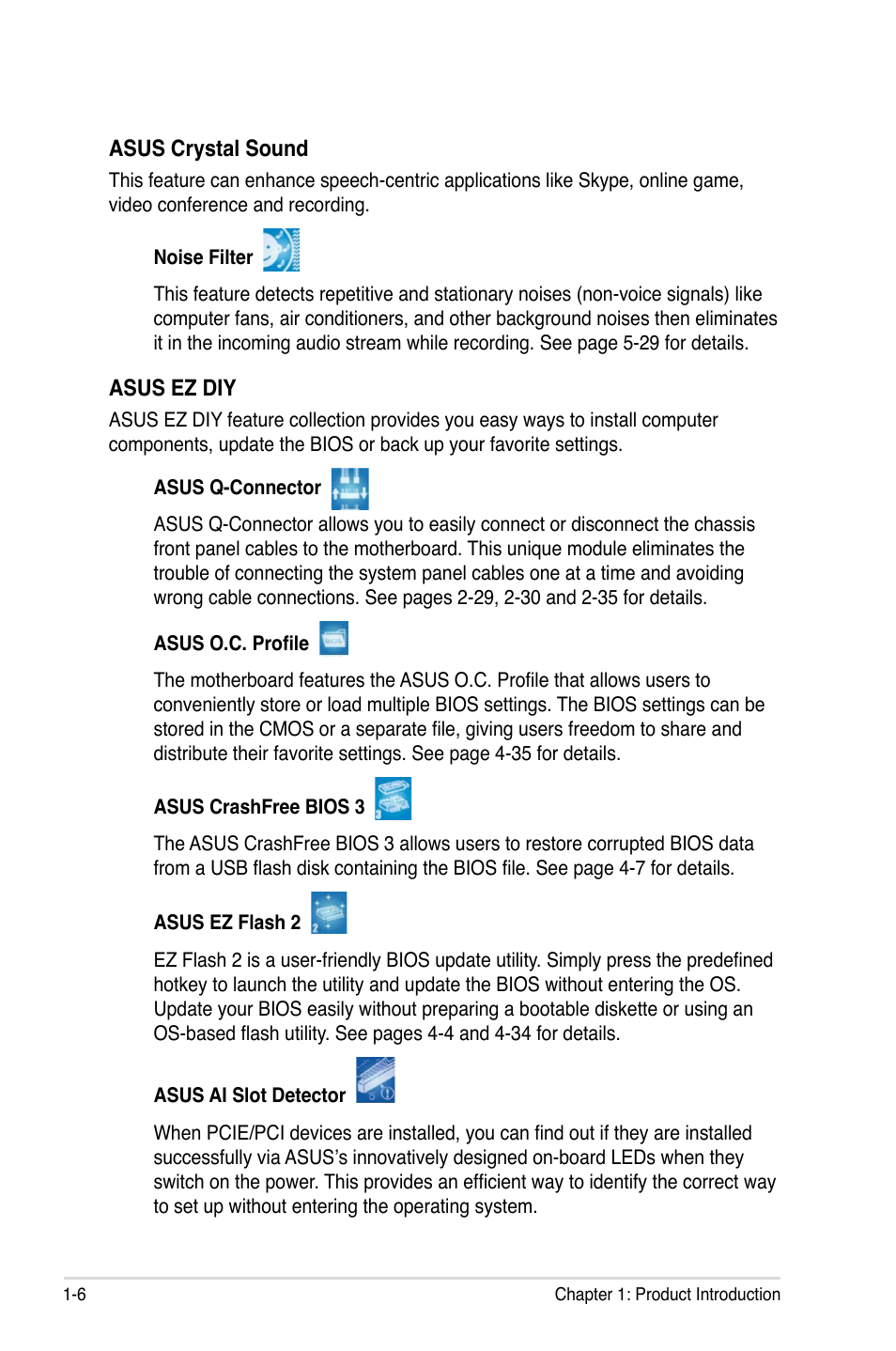 Asus P5K-E/WiFi-AP User Manual | Page 22 / 172