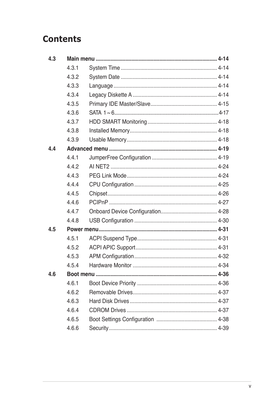 Asus P5N32-SLI Premium User Manual | Page 5 / 114