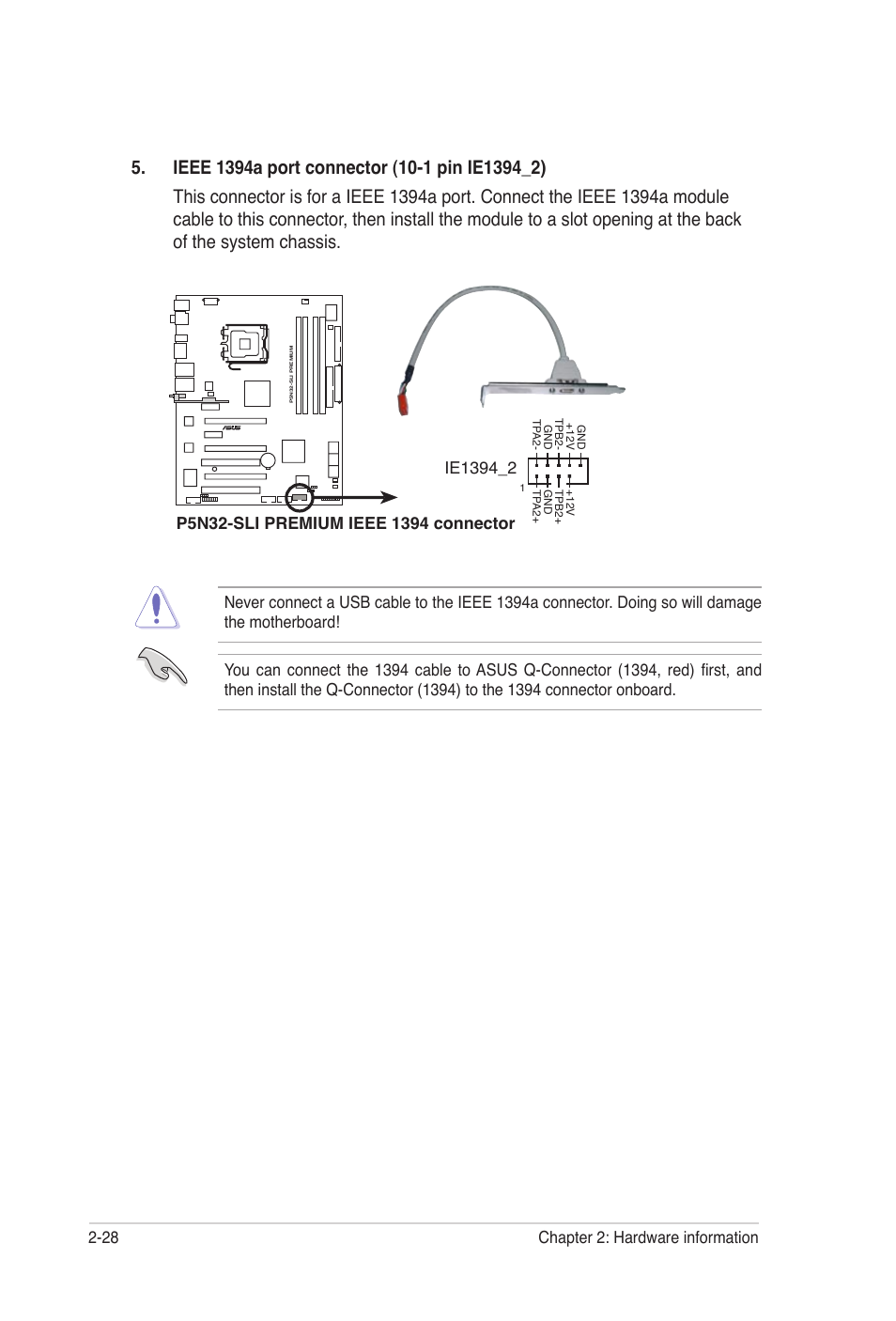 28 chapter 2: hardware information | Asus P5N32-SLI Premium User Manual | Page 54 / 114