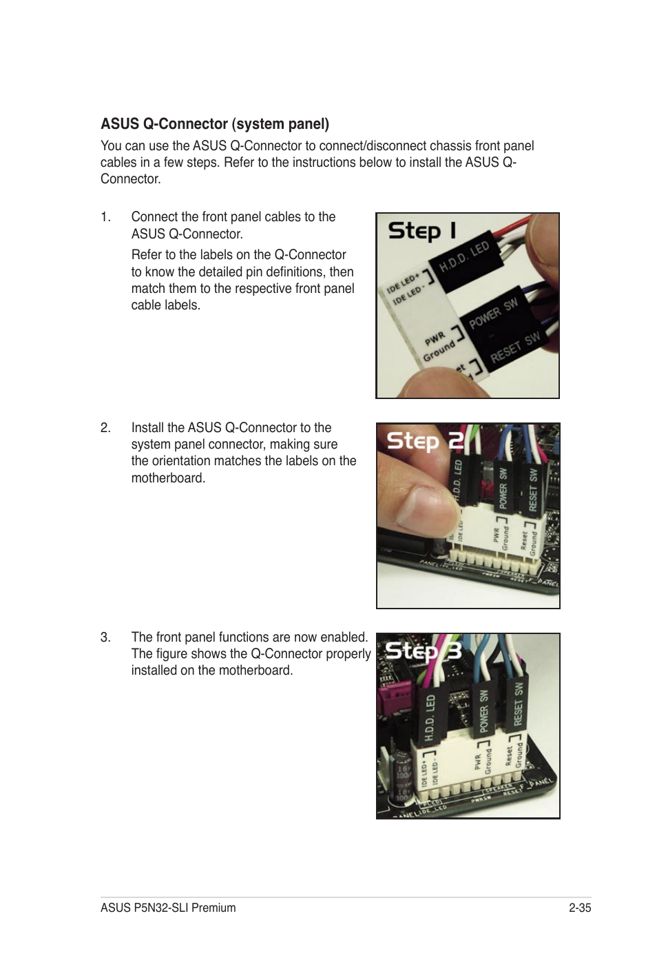 Asus P5N32-SLI Premium User Manual | Page 61 / 114