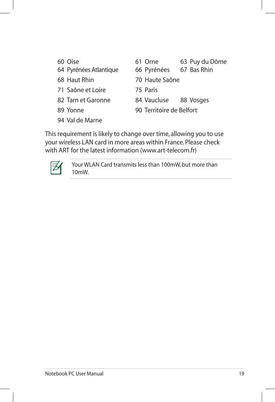 Asus X8DIJ User Manual | Page 19 / 24