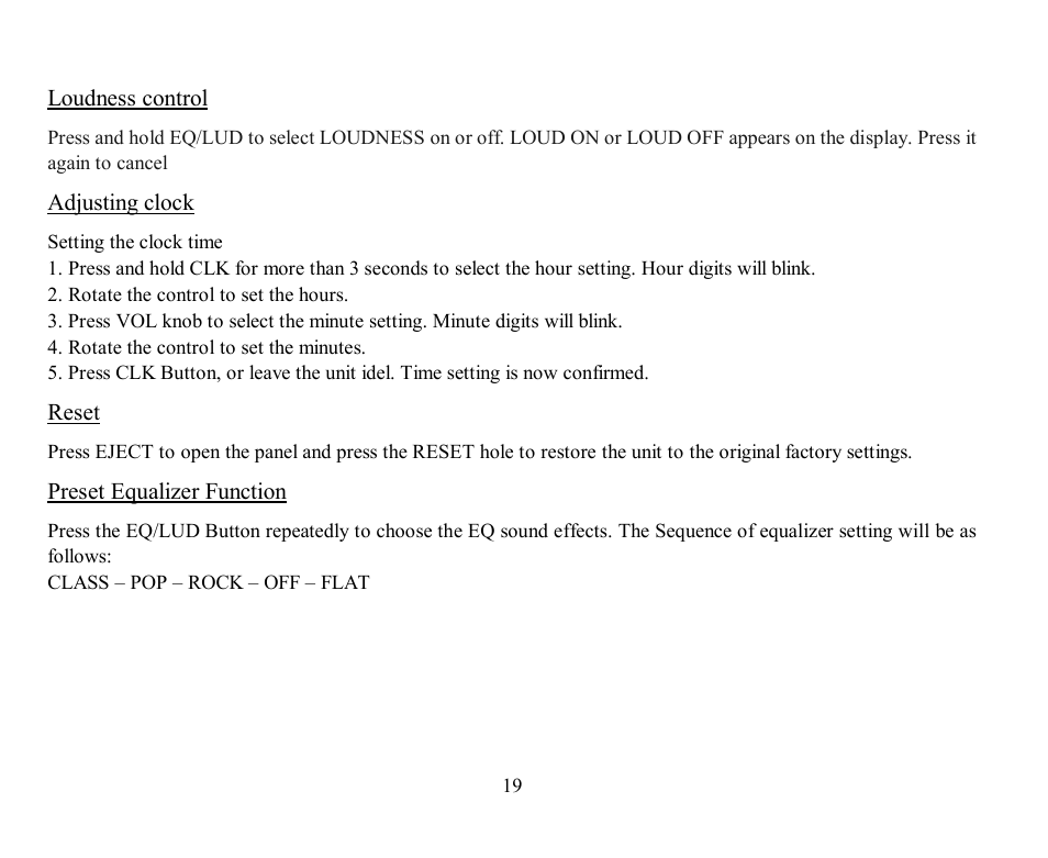 Hyundai H-CMD7076 User Manual | Page 19 / 85