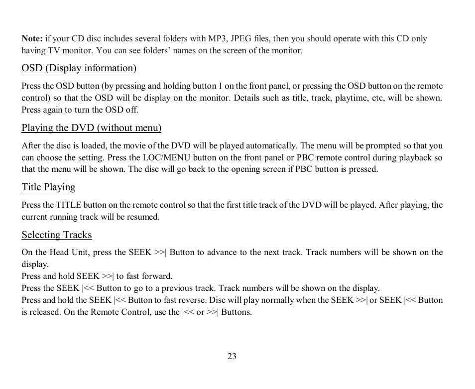 Hyundai H-CMD7076 User Manual | Page 23 / 85