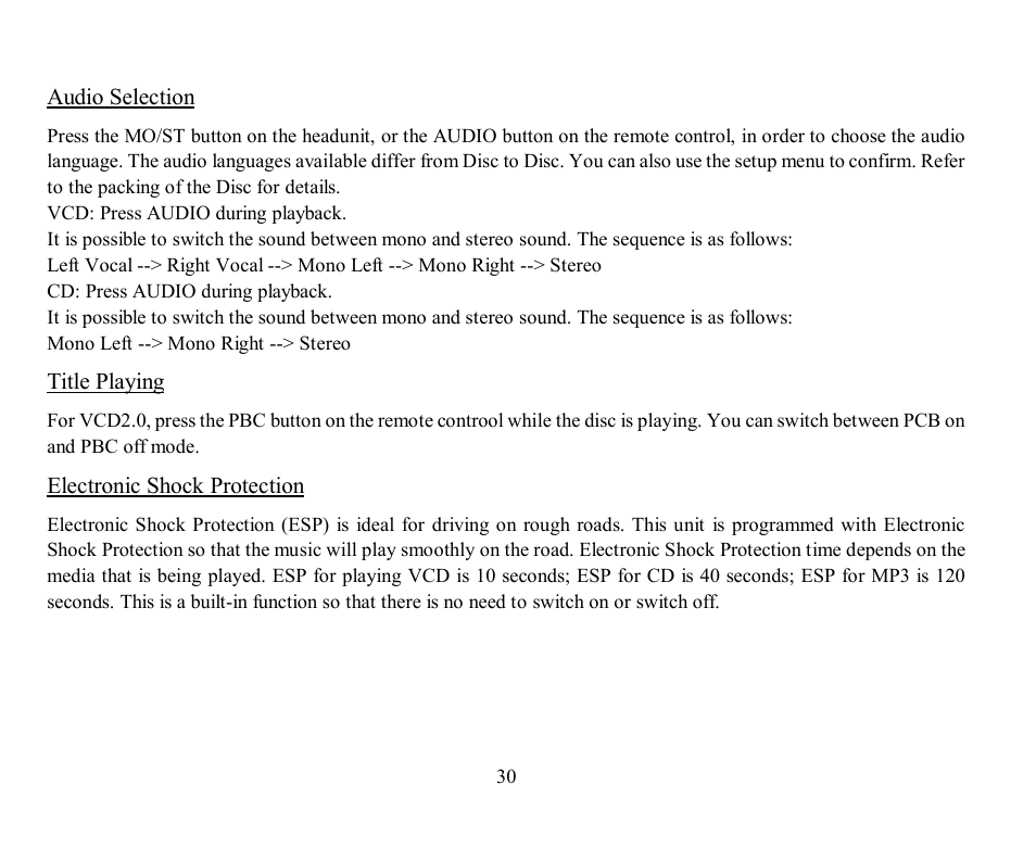 Hyundai H-CMD7076 User Manual | Page 30 / 85