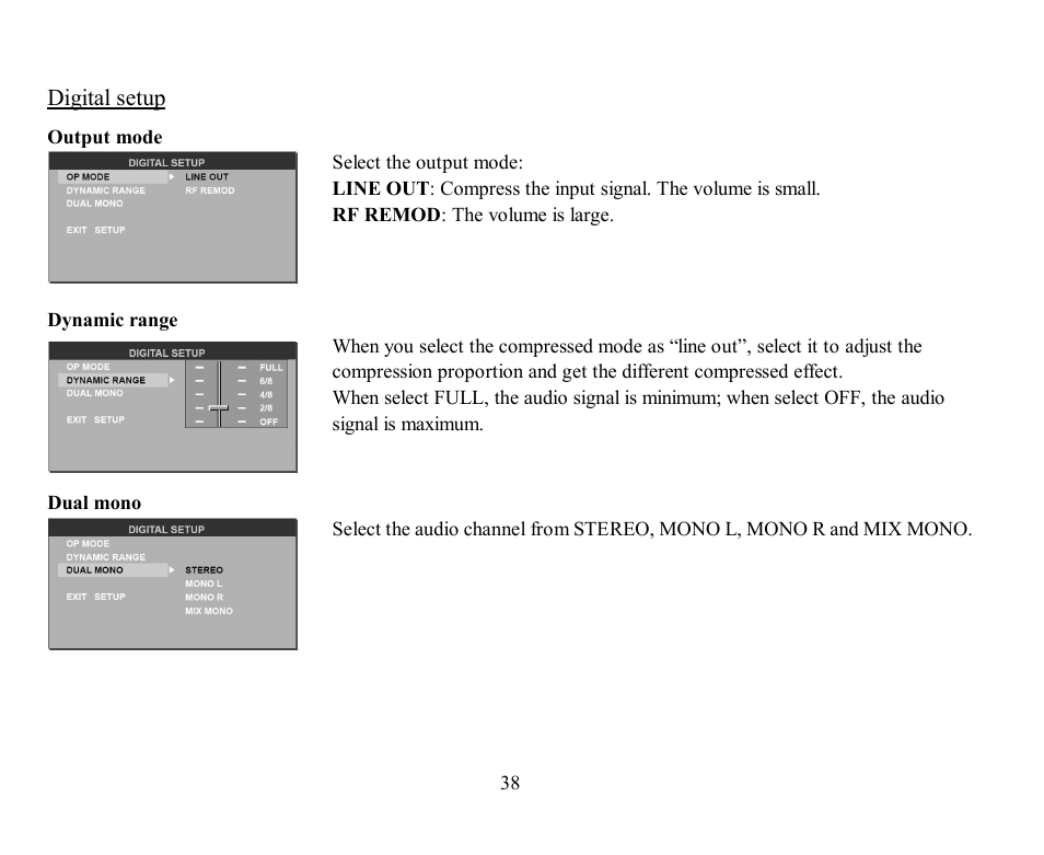 Hyundai H-CMD7076 User Manual | Page 38 / 85