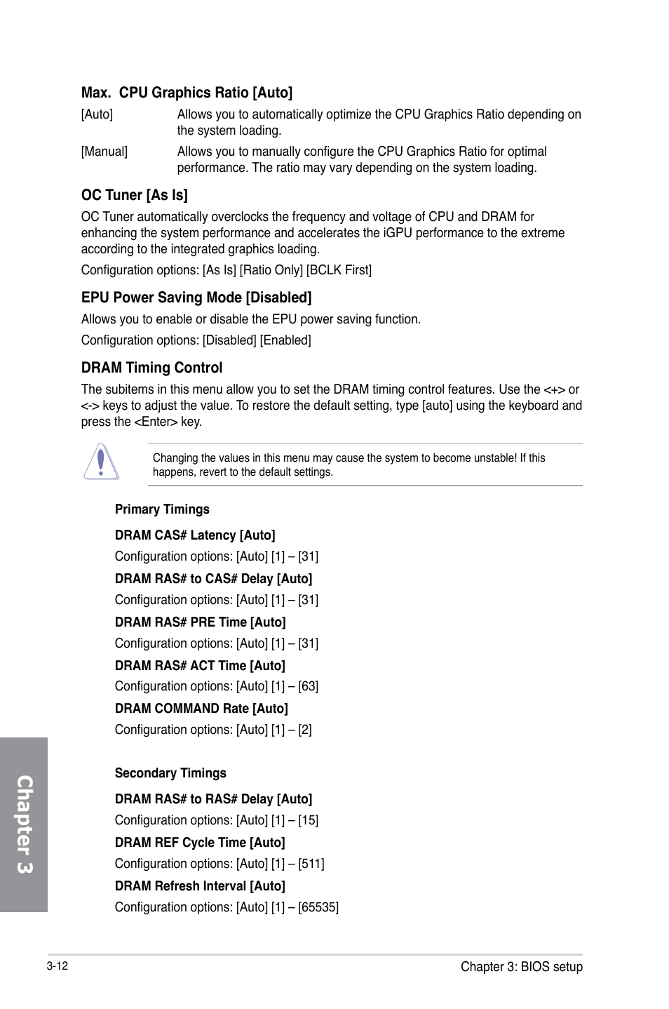 Chapter 3 | Asus Z87I-PRO User Manual | Page 72 / 146