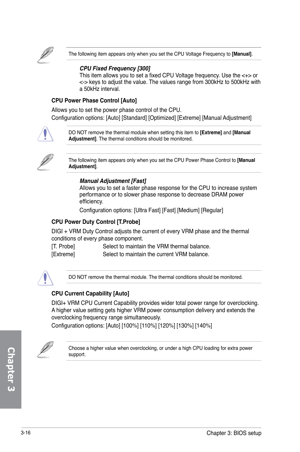 Chapter 3 | Asus Z87I-PRO User Manual | Page 76 / 146