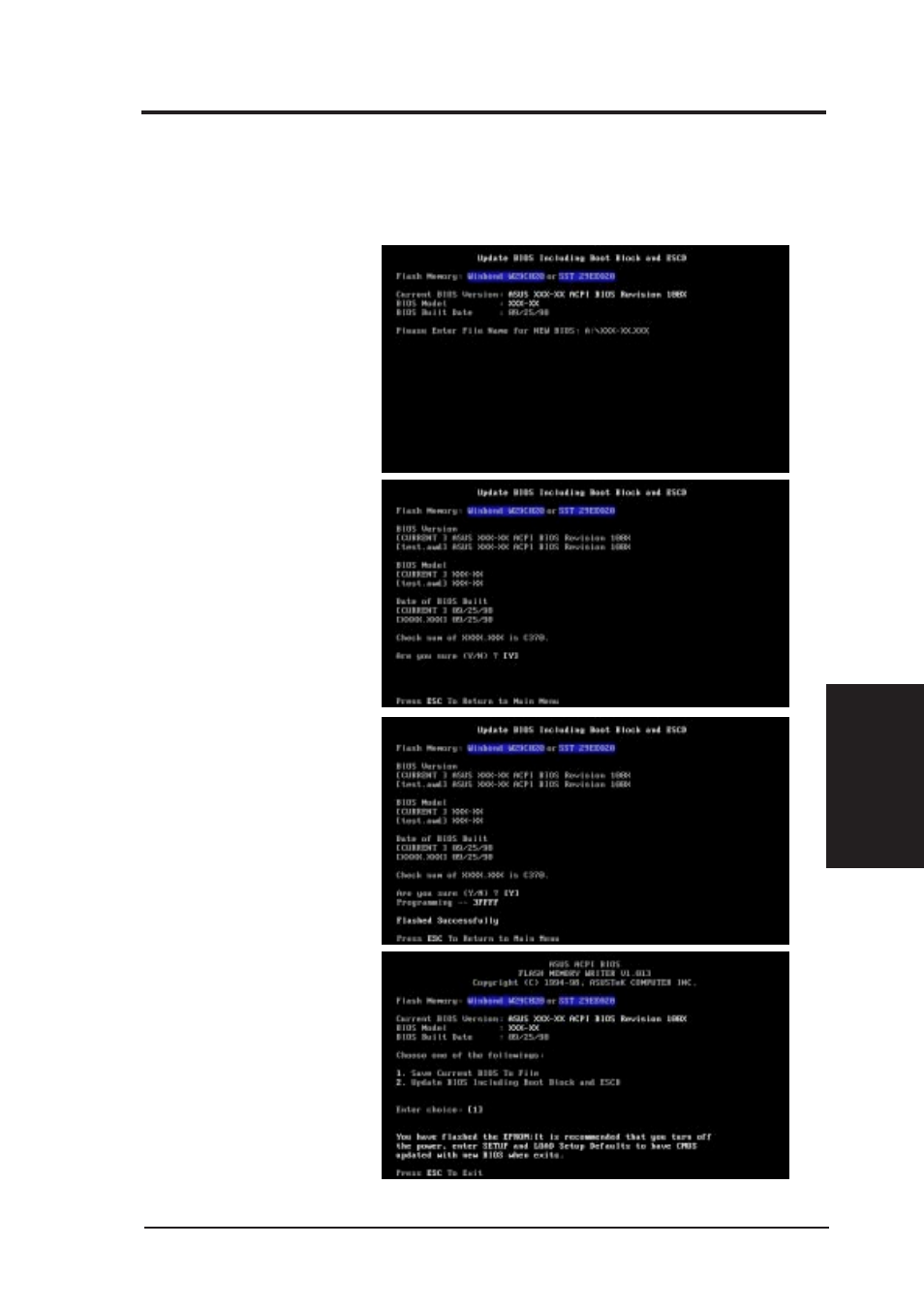 Iv. bios setup | Asus P5S-B User Manual | Page 45 / 104