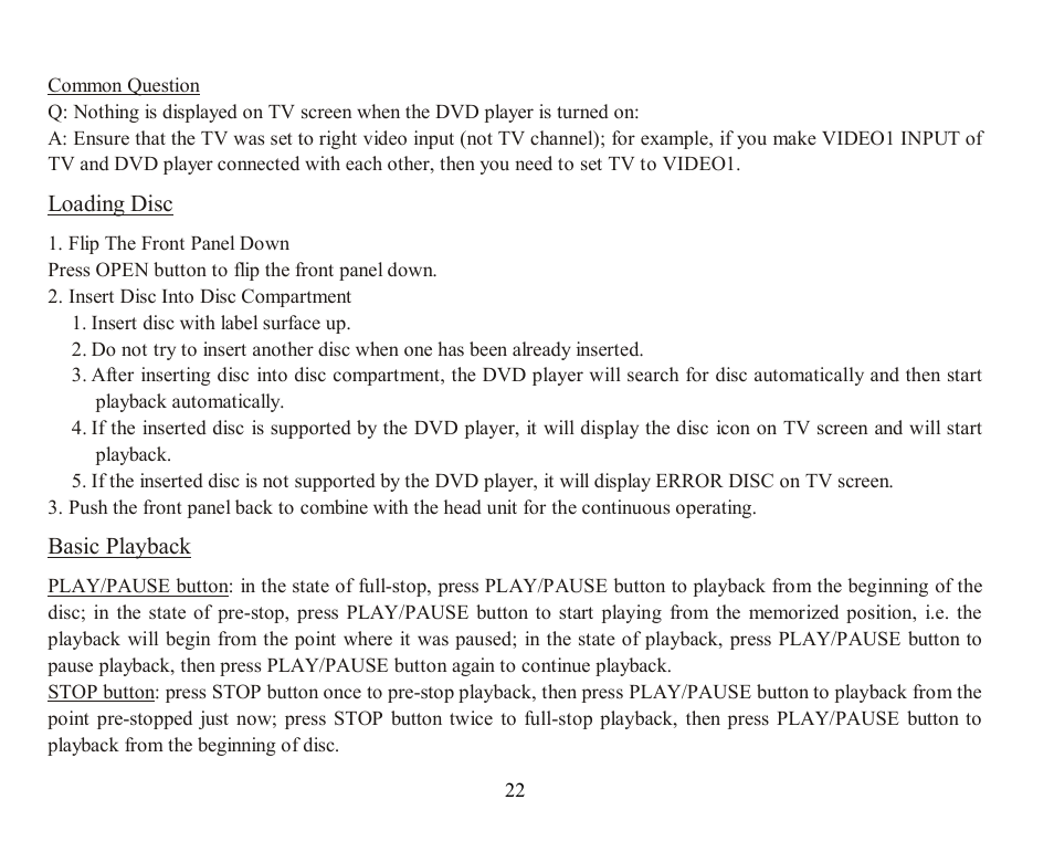 Hyundai H-CMD7070 User Manual | Page 22 / 85