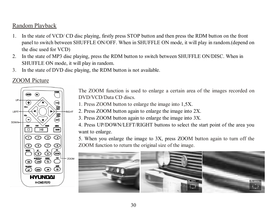 Hyundai H-CMD7070 User Manual | Page 30 / 85