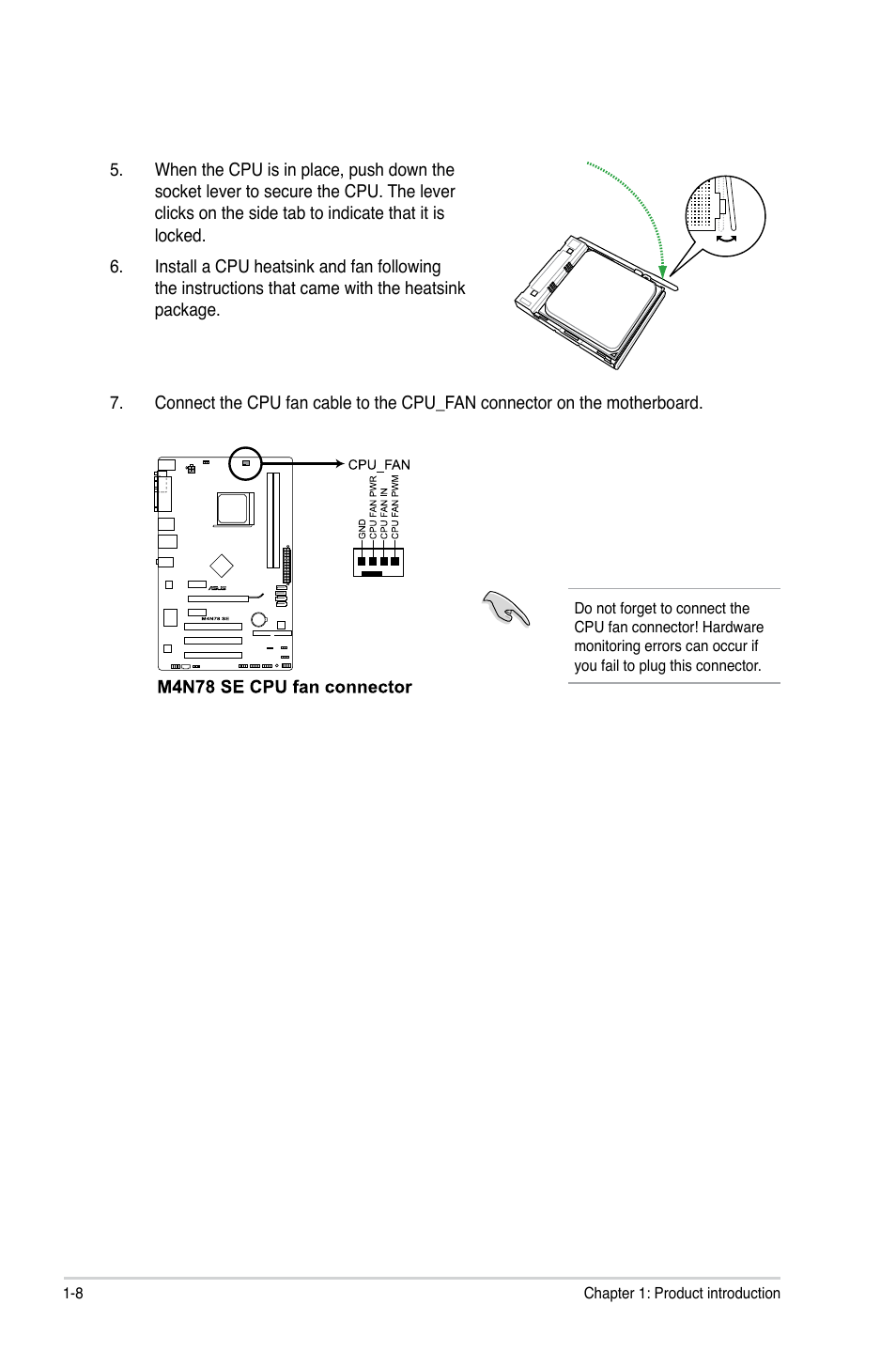 Asus M4N78 SE User Manual | Page 18 / 58