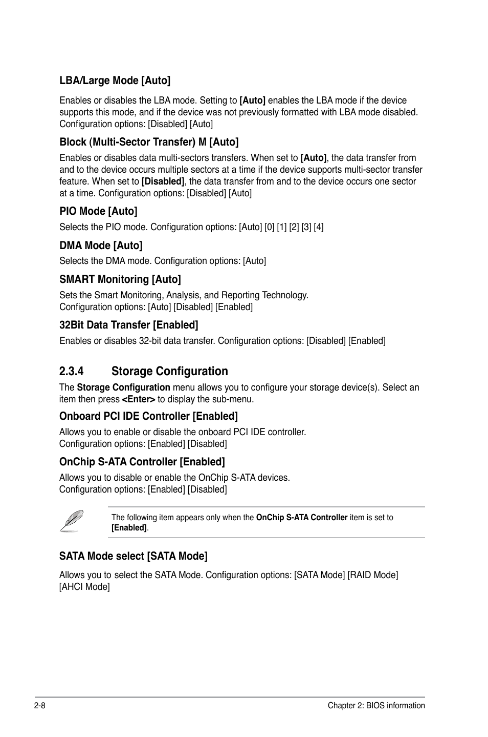 4 storage configuration, Storage configuration -8 | Asus M4N78 SE User Manual | Page 44 / 58