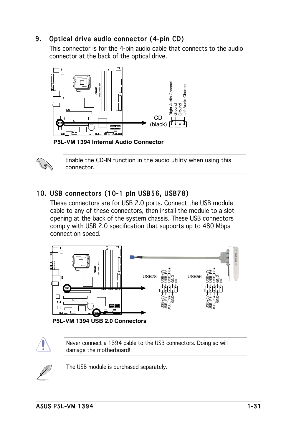 Asus P5L-VM 1394 User Manual | Page 43 / 96