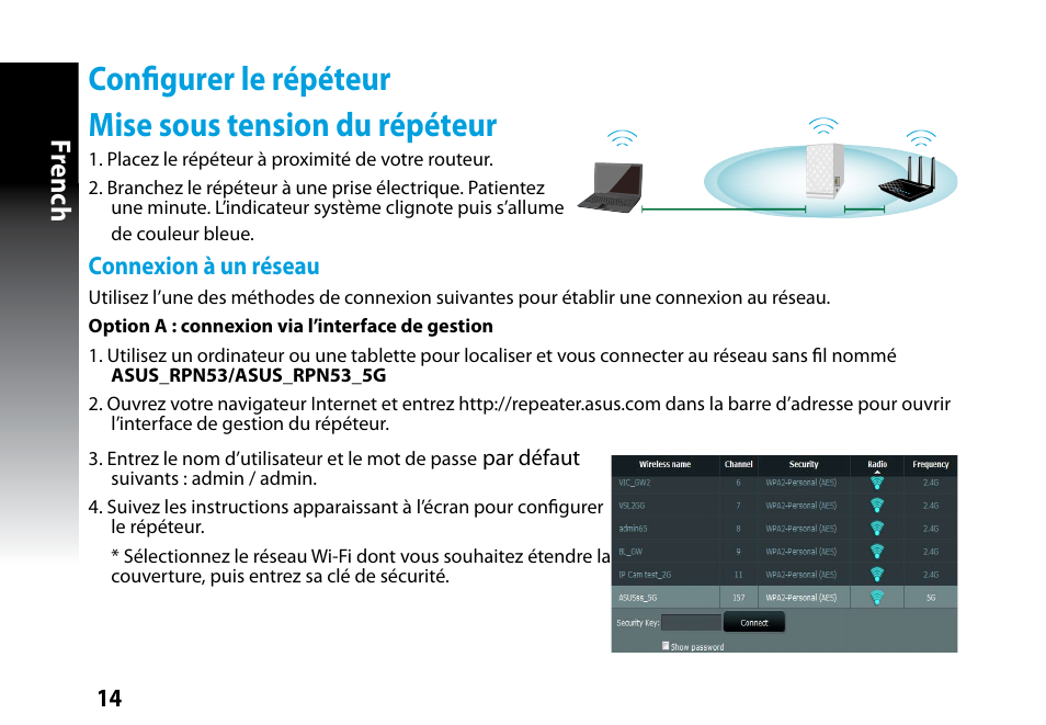 French | Asus RP-N53 User Manual | Page 14 / 119