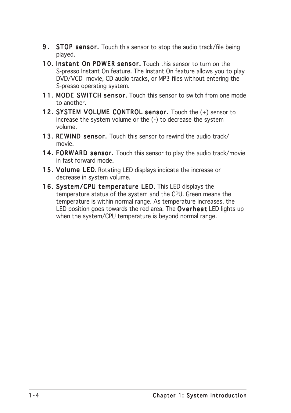 Asus S-presso User Manual | Page 14 / 106