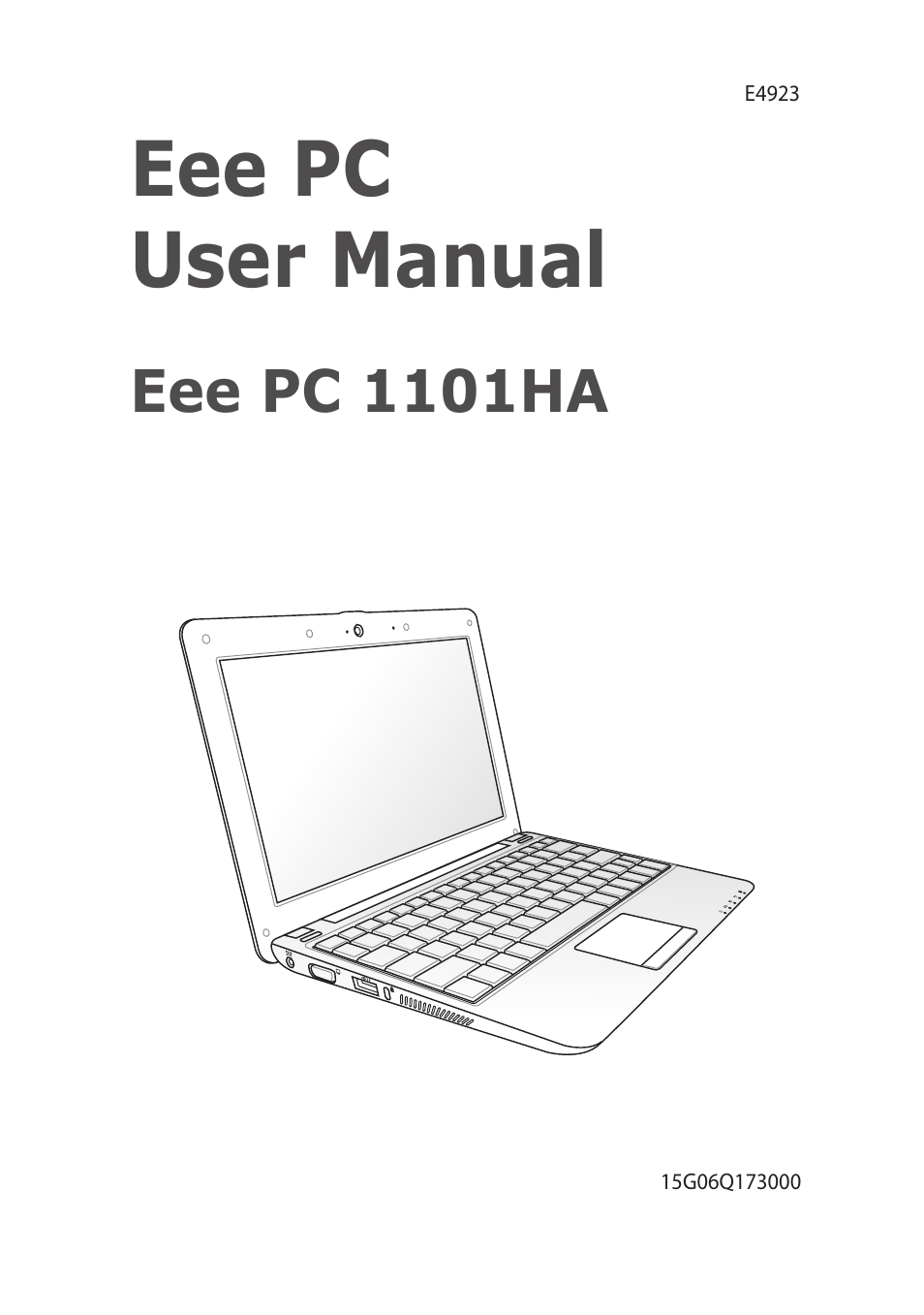 Asus Eee PC 1101HA User Manual | 82 pages